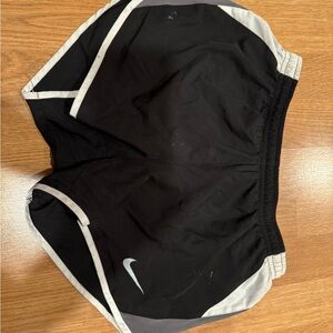 Nike Black and White Athletic Shorts